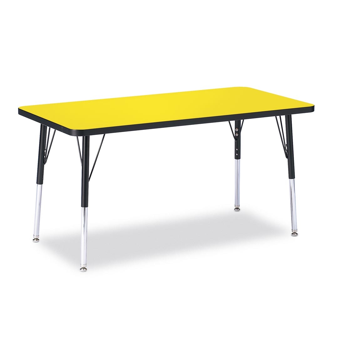 Berries Adult-Sized Yellow Rectangle Activity Table