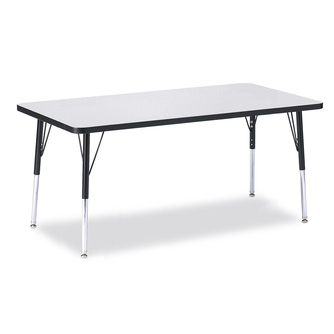 Berries Gray Adult-Sized Rectangle Activity Table