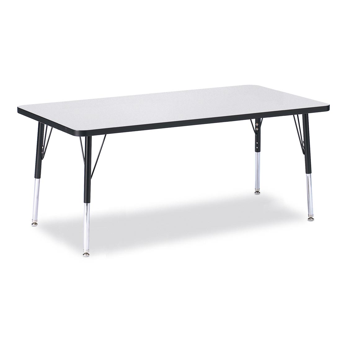 Berries Gray Elementary Rectangle Activity Table