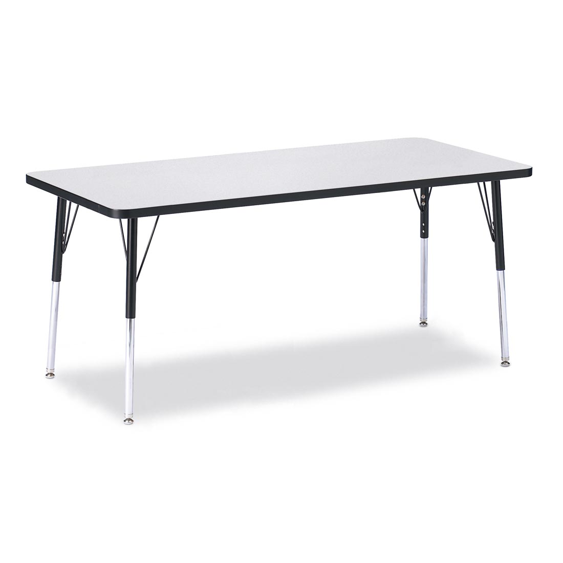 Berries Gray Adult-Sized Rectangle Activity Table