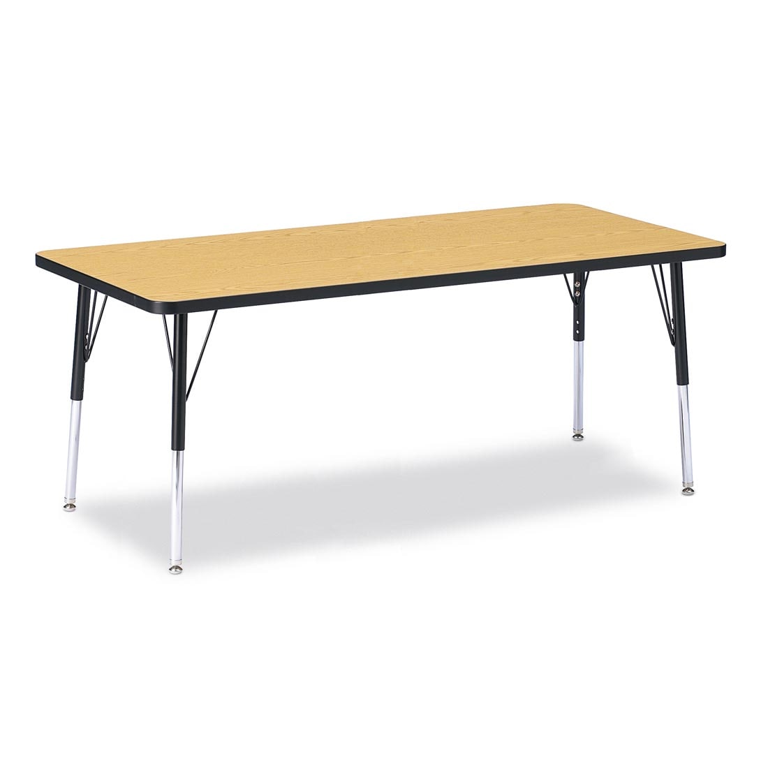 Berries Oak Rectangle Elementary Activity Table