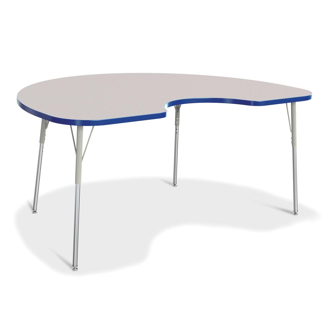 Berries Kidney Activity Table Adult Height Gray With Blue Edge