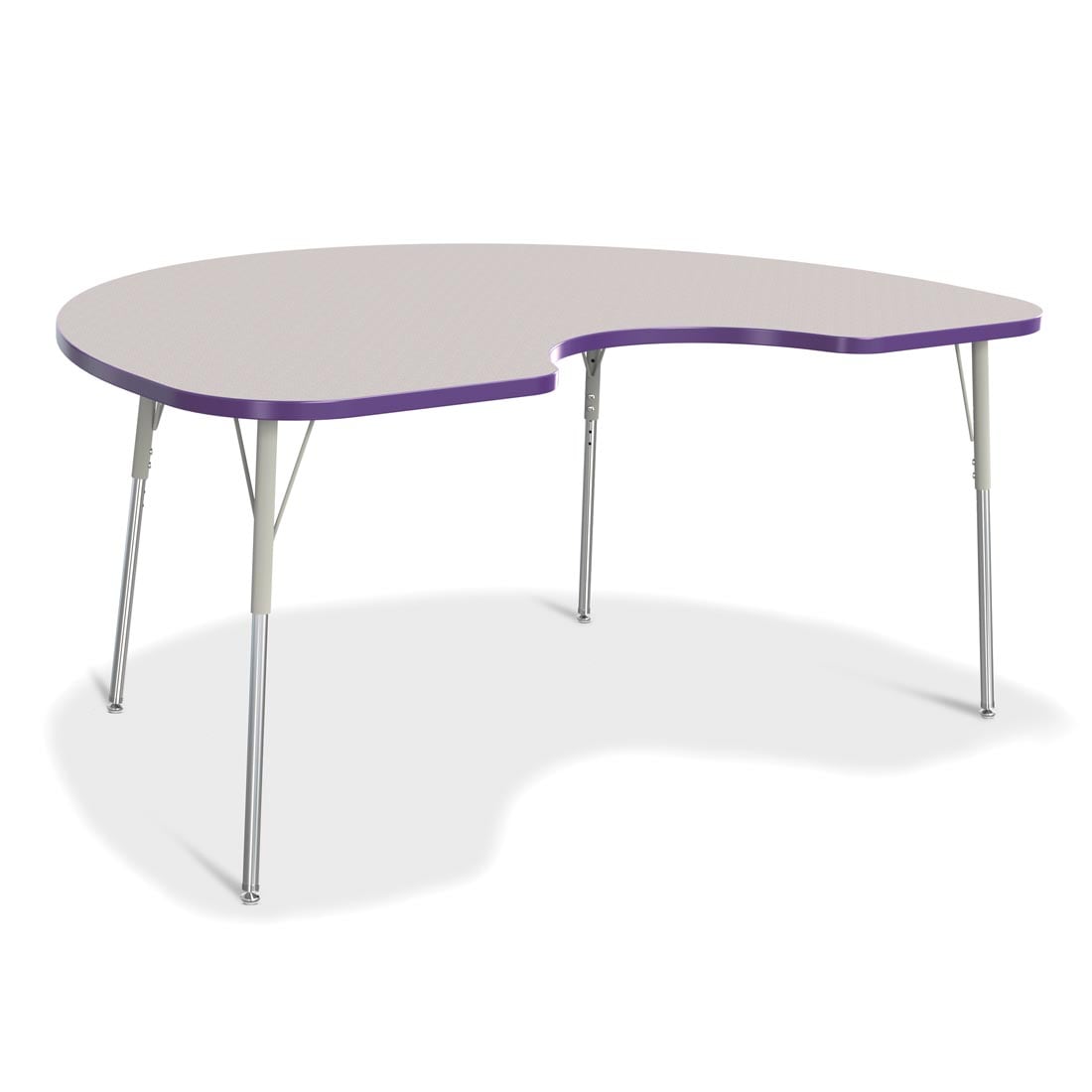 Berries Kidney Activity Table Adult Height Gray With Purple Edge