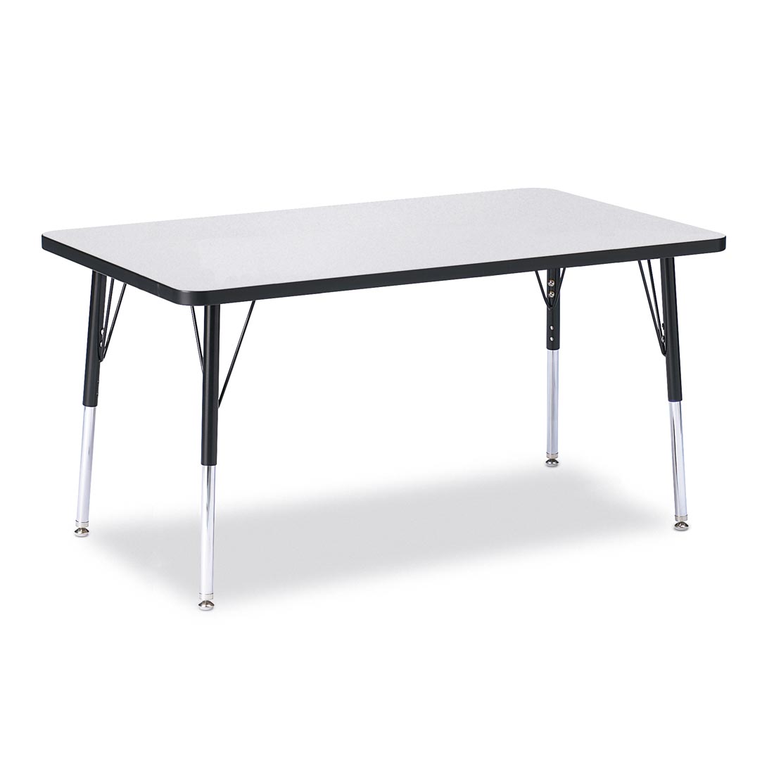 Berries Adult-Sized Gray Rectangle Activity Table