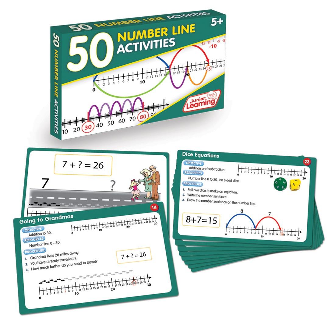50 Number Line Activities by Junior Learning