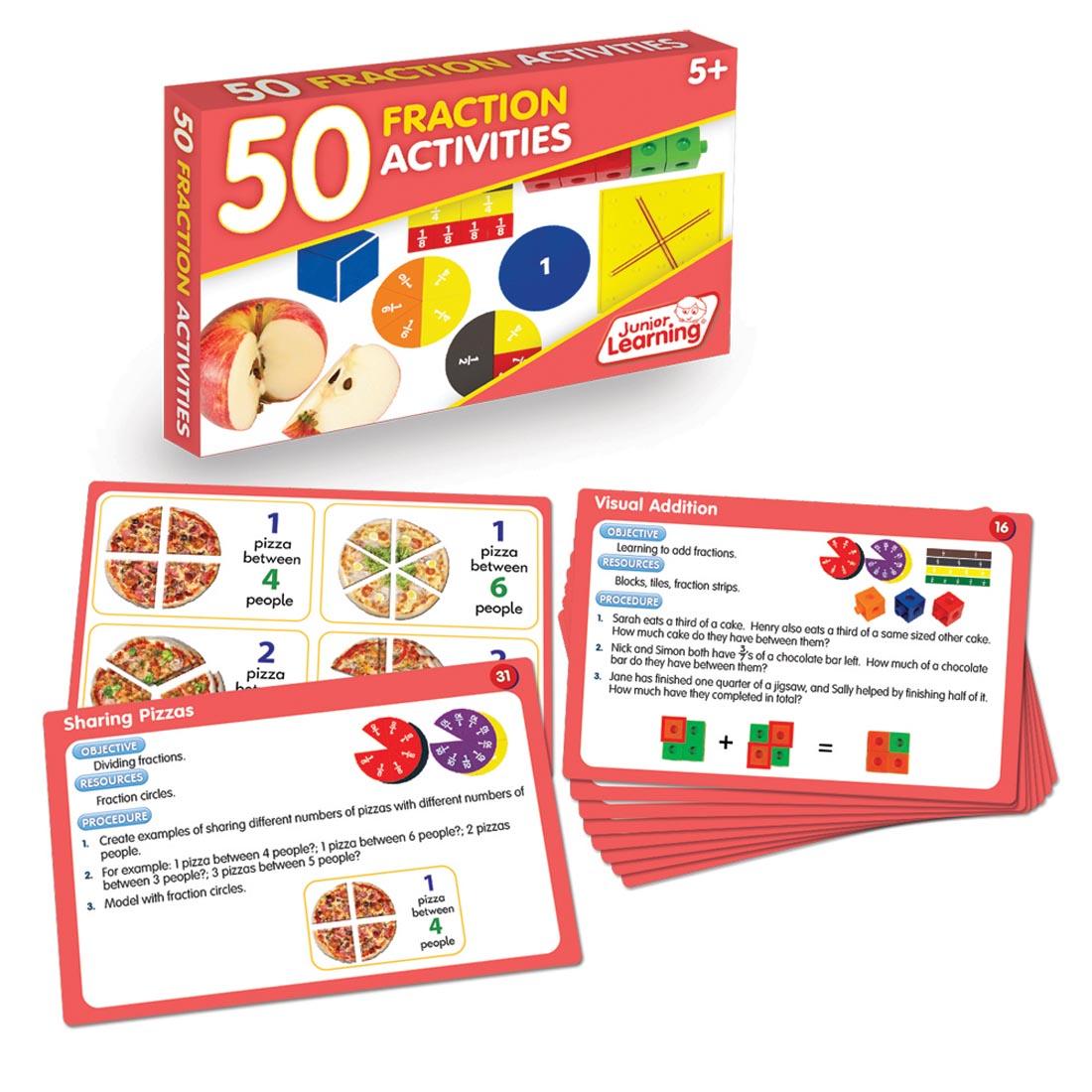 50 Fraction Activities by Junior Learning