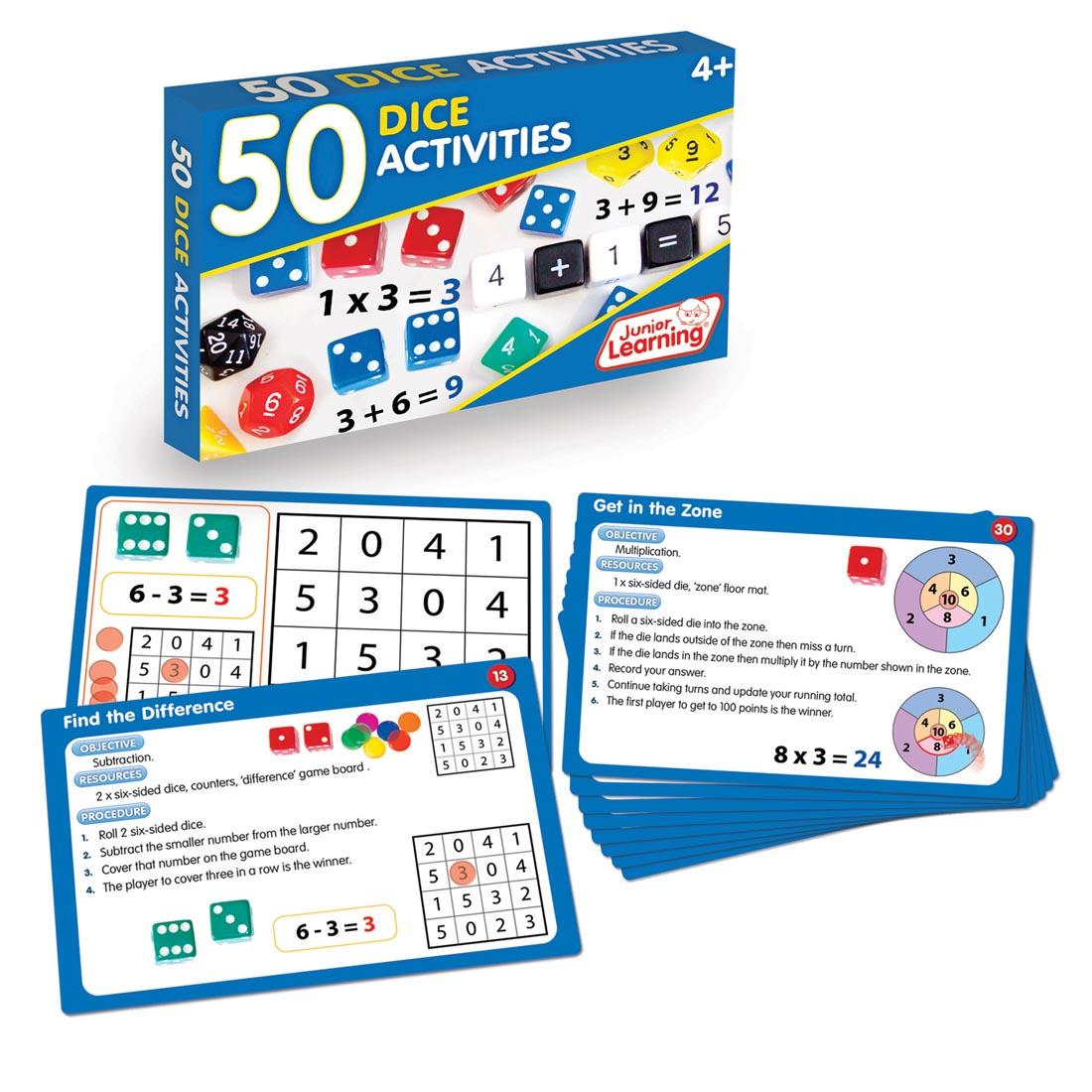 50 Dice Activities by Junior Learning