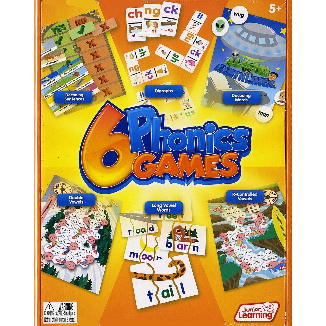 6 Phonics Games by Junior Learning