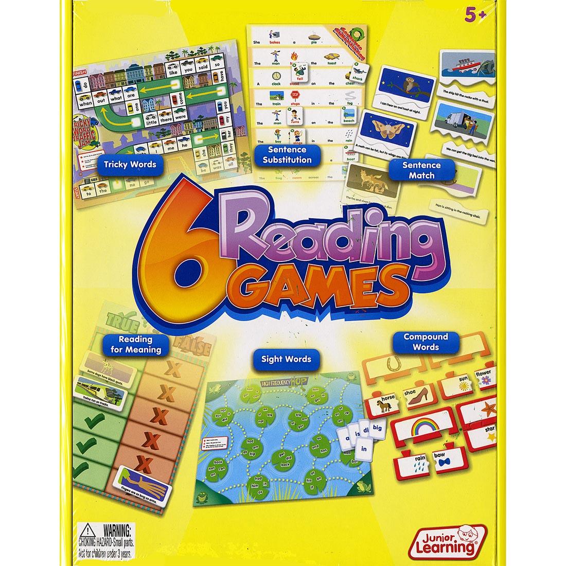 6 Reading Games by Junior Learning