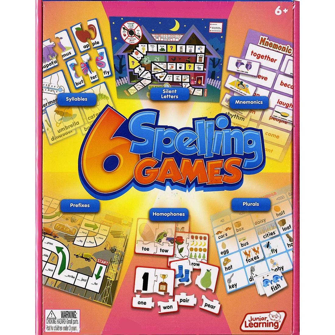 6 Spelling Games by Junior Learning