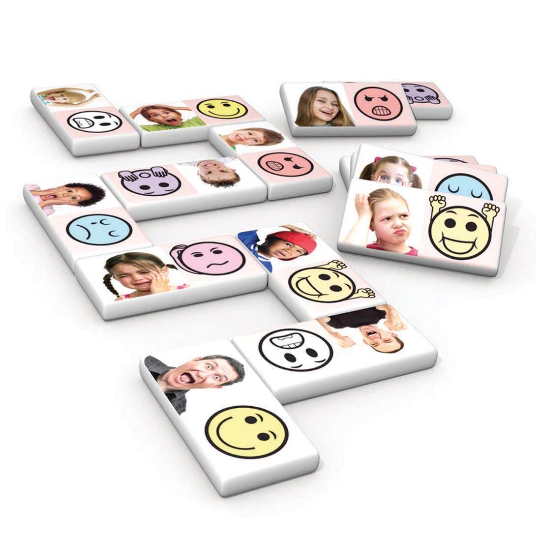 sample tiles from Emotion Dominoes By Junior Learning