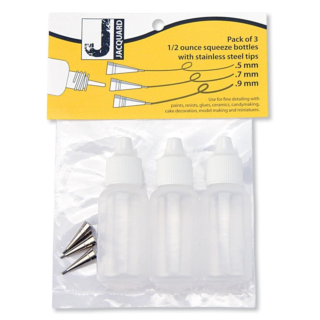 Jacquard Pack of 3 Applicator Bottles