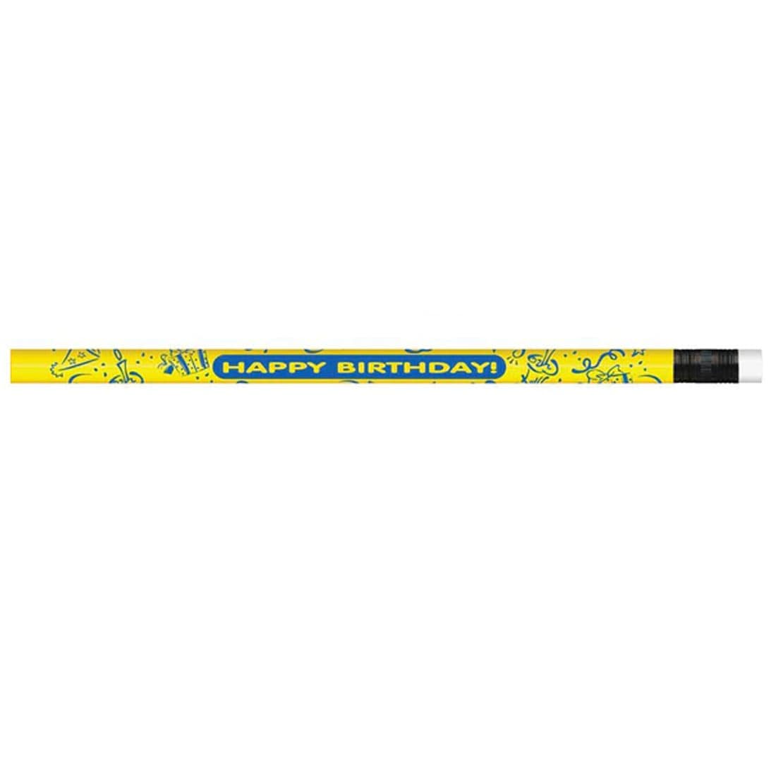 Neon Happy Birthday Pencil