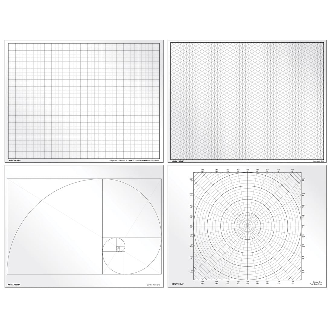 Koala Tools Geometric Transparency Grids