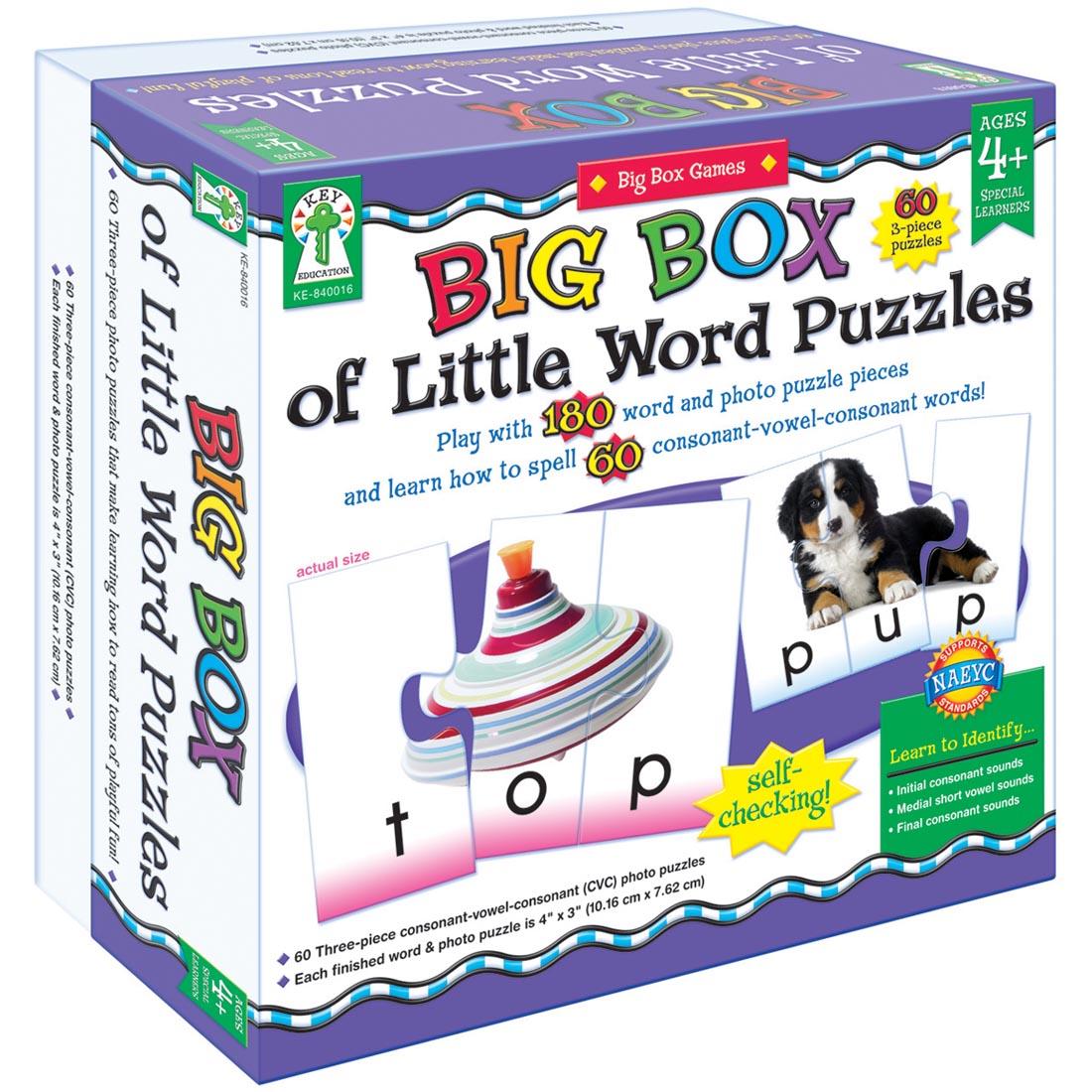 Big Box Of Little Word Puzzles by Carson Dellosa