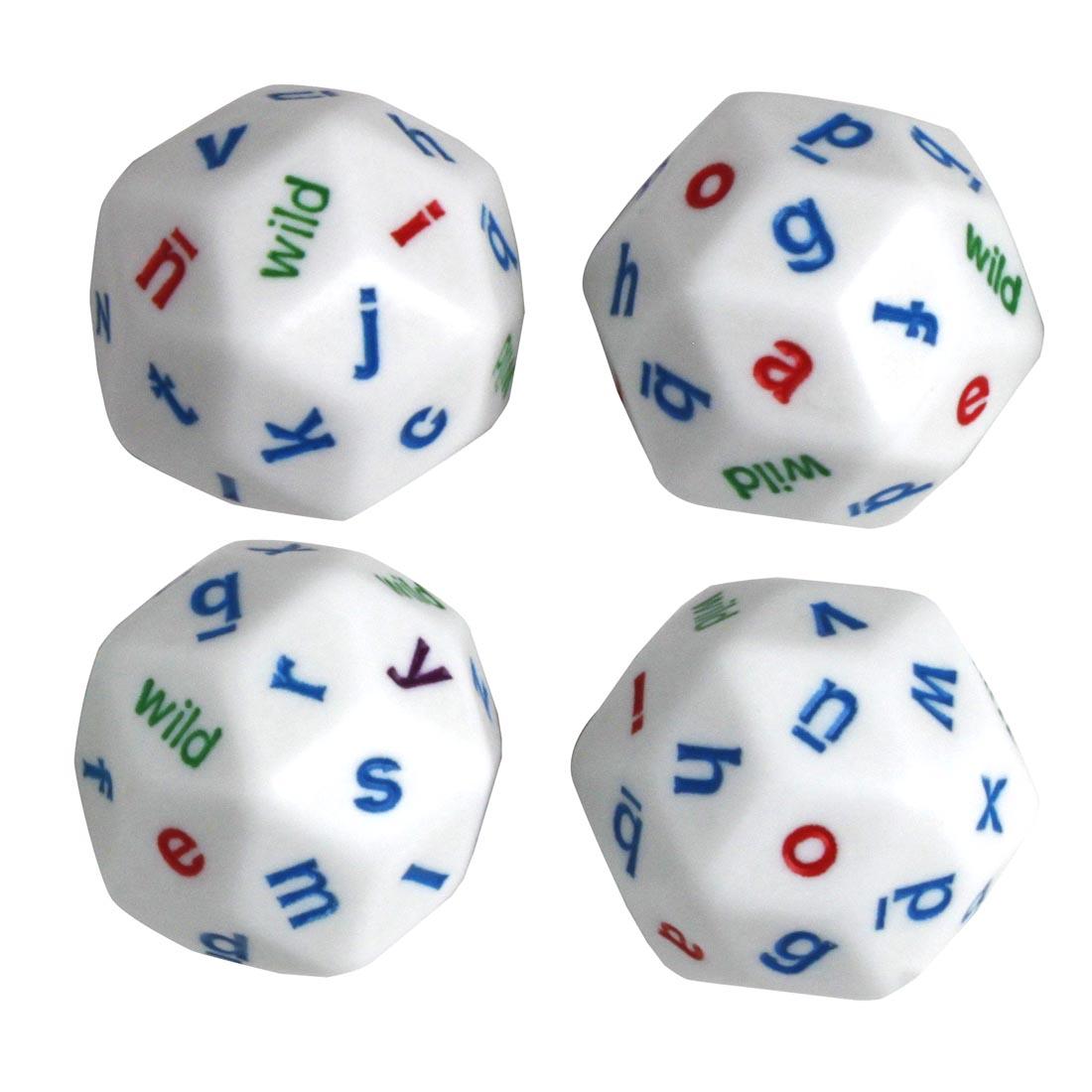 Four Alphabet Dice