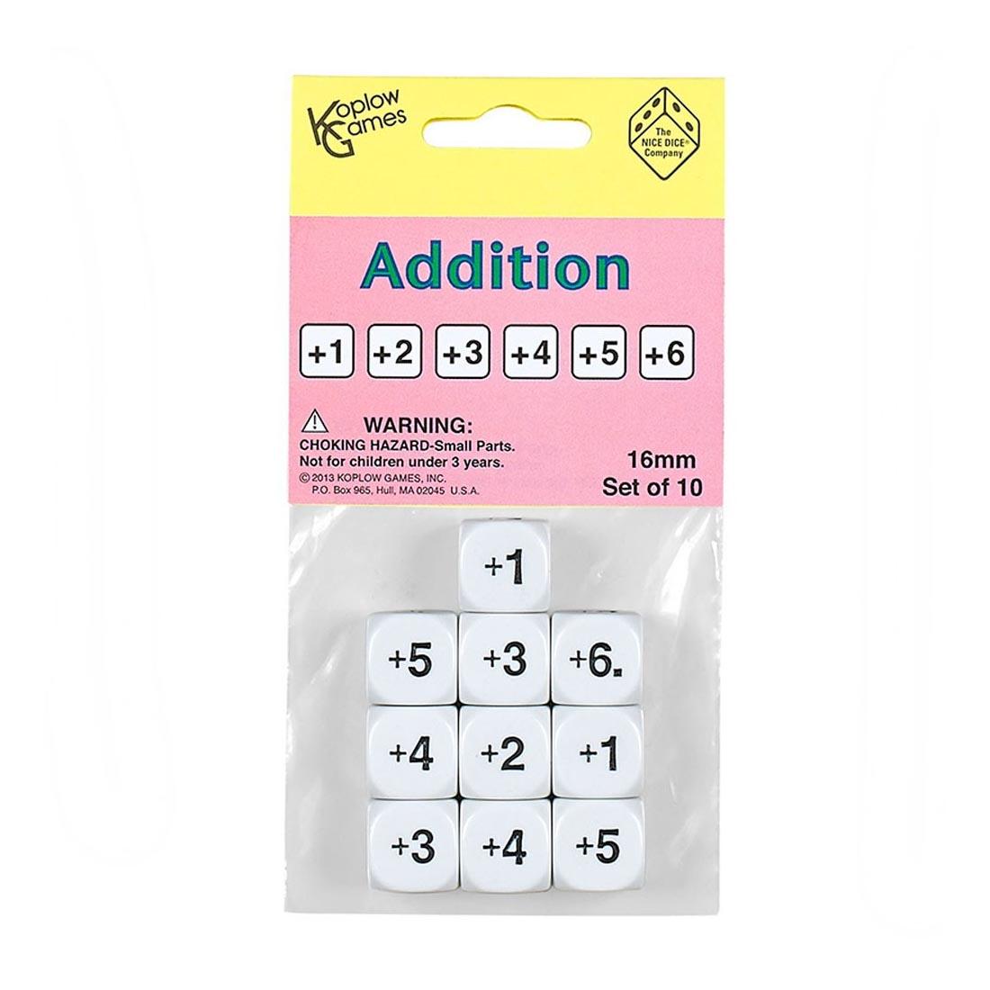 Addition Dice by Koplow Games