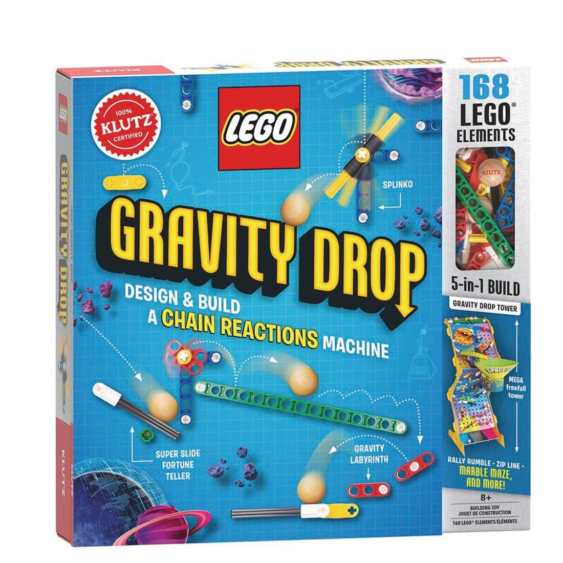 front of package for LEGO Gravity Drop By Klutz Press