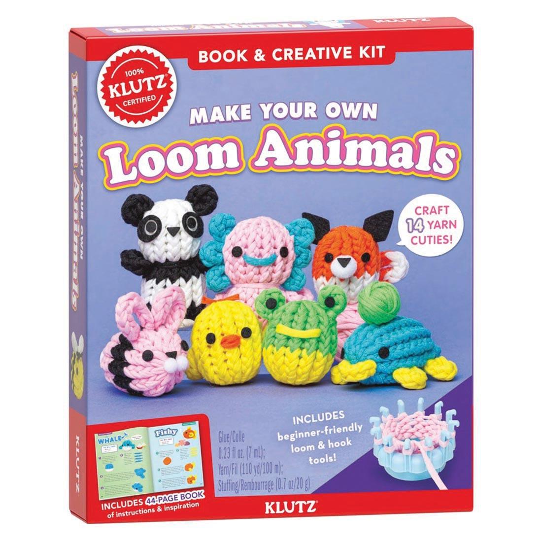 Make Your Own Loom Animals Book & Creative Kit By Klutz Press