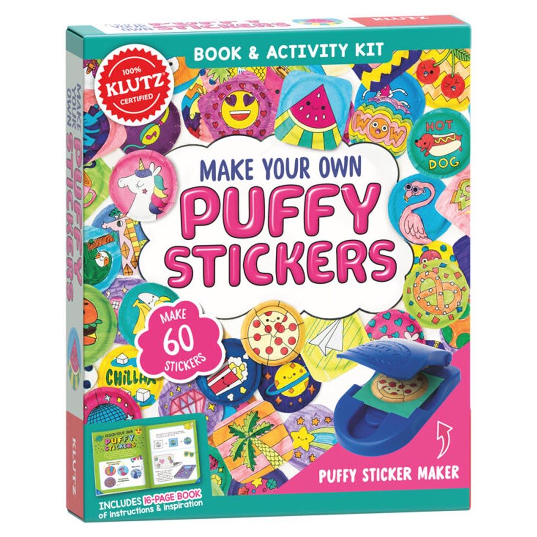 Make Your Own Puffy Stickers Book & Activity Kit By Klutz Press