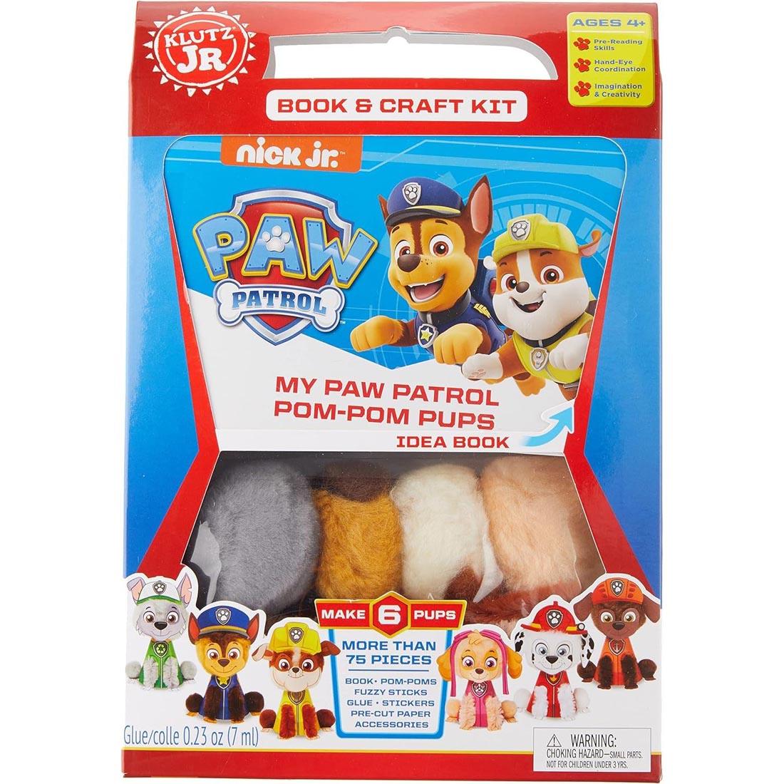 My PAW Patrol Pom-Pom Pups Book & Craft Kit by Klutz Jr.