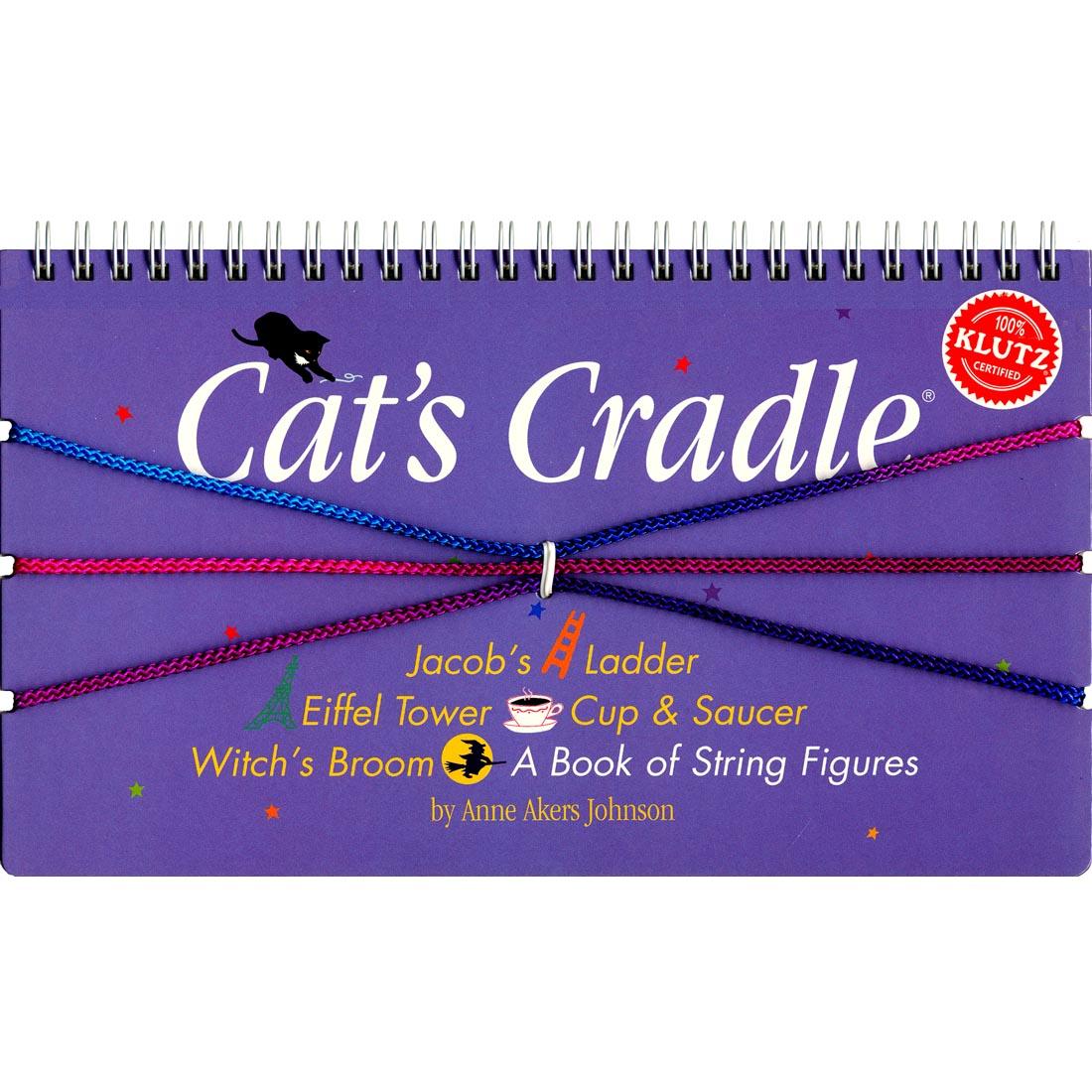 cat's cradle book with strings stretched across the cover