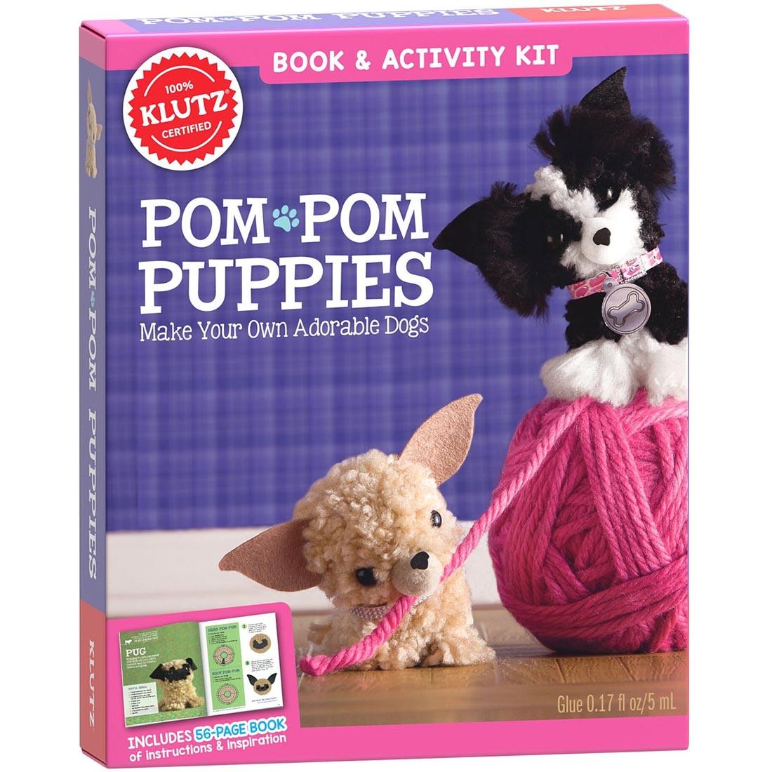Pom-Pom Puppies Book & Activity Kit By Klutz Press