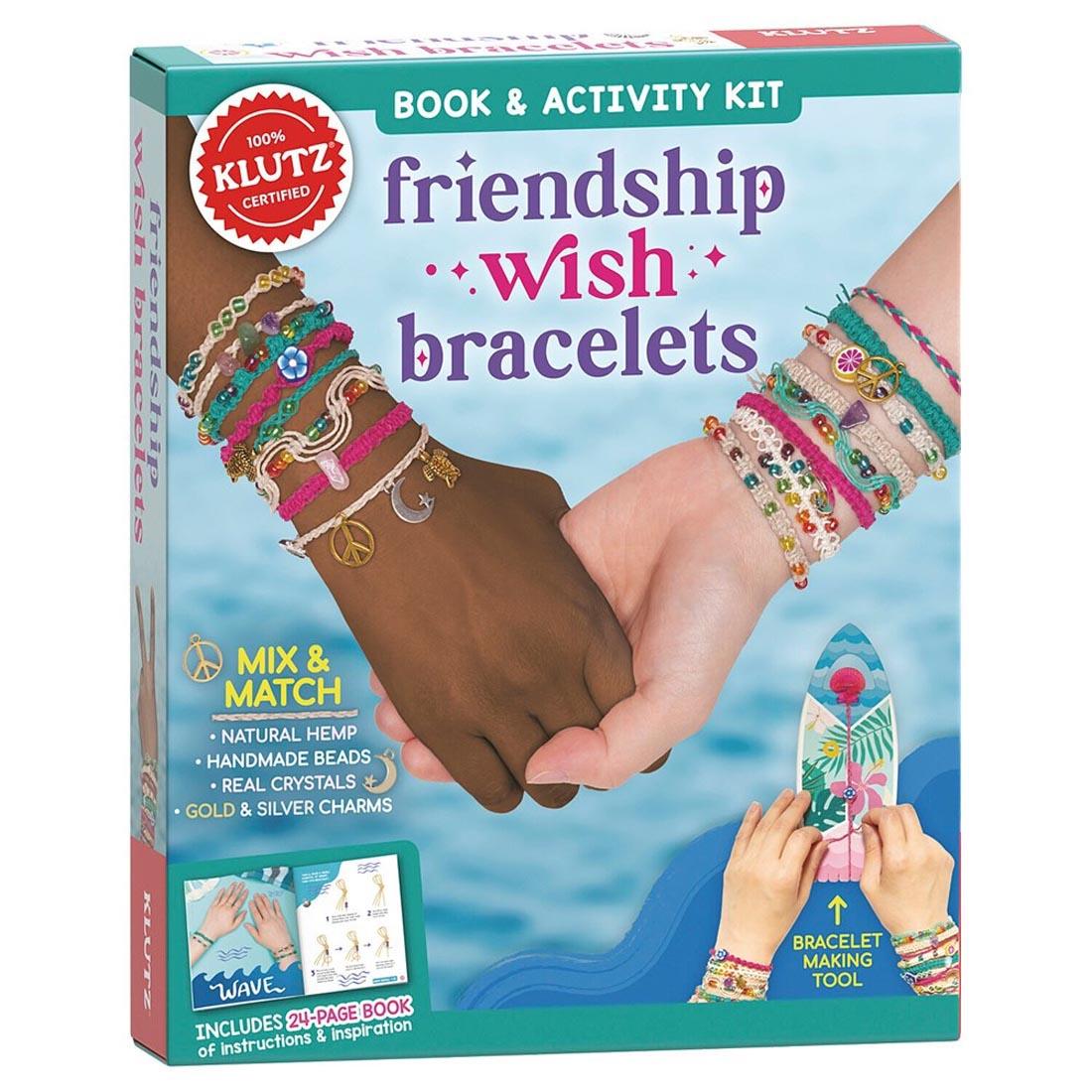 Friendship Wish Bracelets Book & Activity Kit By Klutz Press