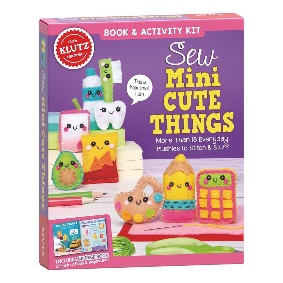 Sew Mini Cute Things Book & Activity Kit By Klutz Press