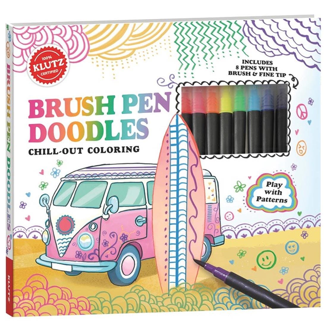 Brush Pen Doodles: Chill Out Coloring By Klutz Press