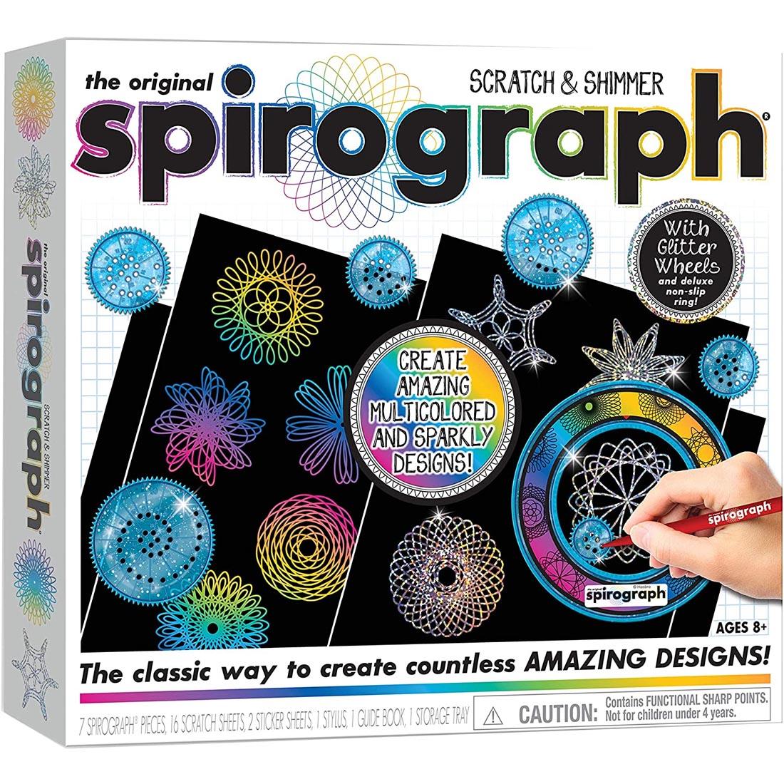 Spirograph Scratch and Shimmer Set