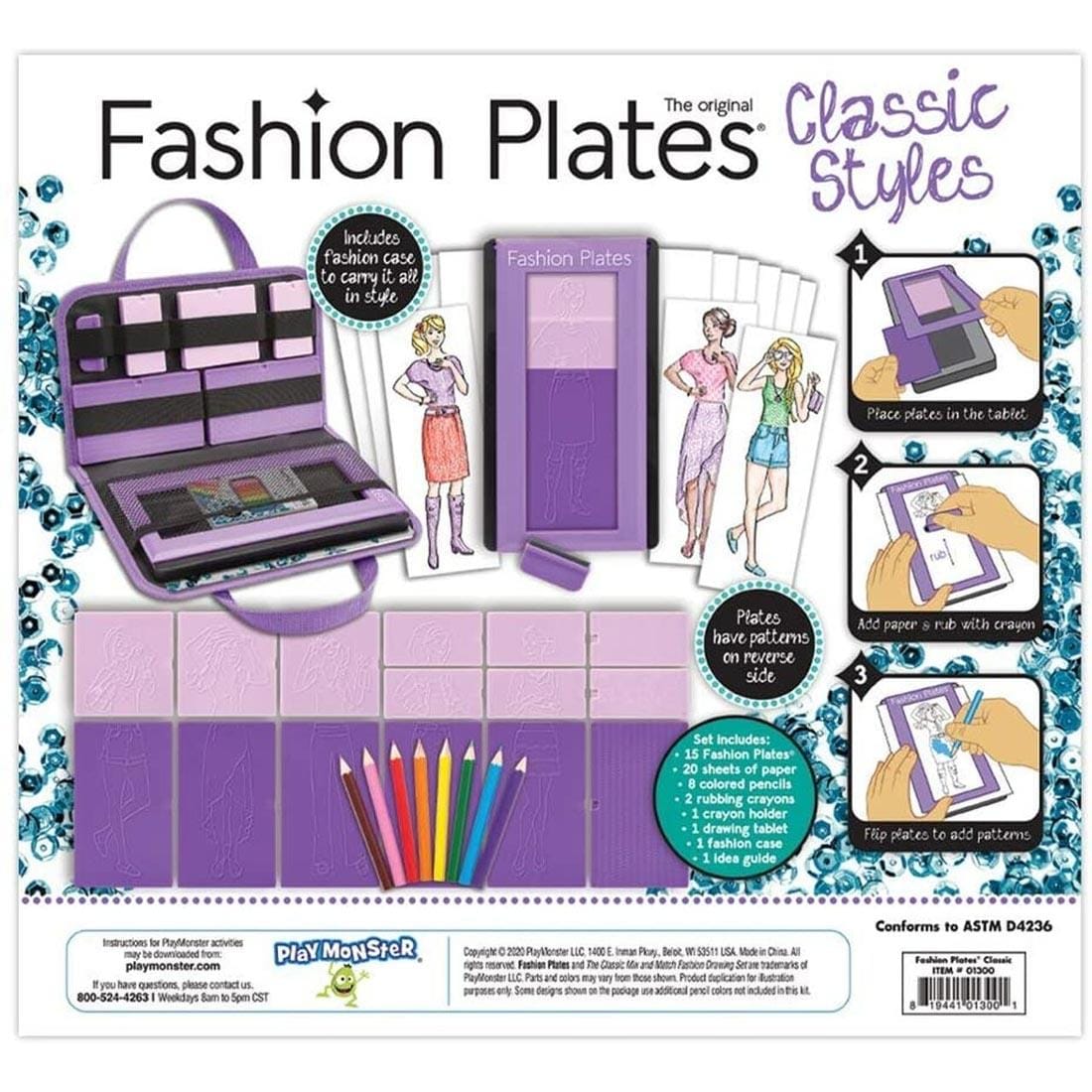 Fashion Plates Classic Styles Design Set