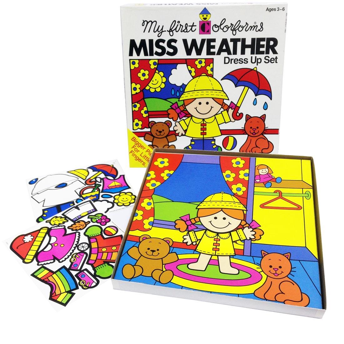 My First Colorforms Miss Weather Dress Up Set
