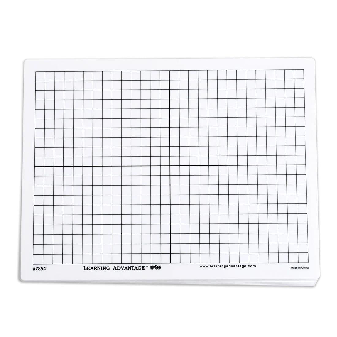 X-Y Axis Dry Erase Grid Board by Learning Advantage