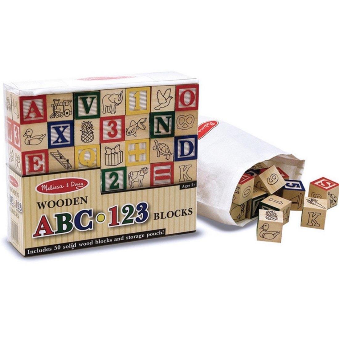 Wooden ABC - 123 Blocks