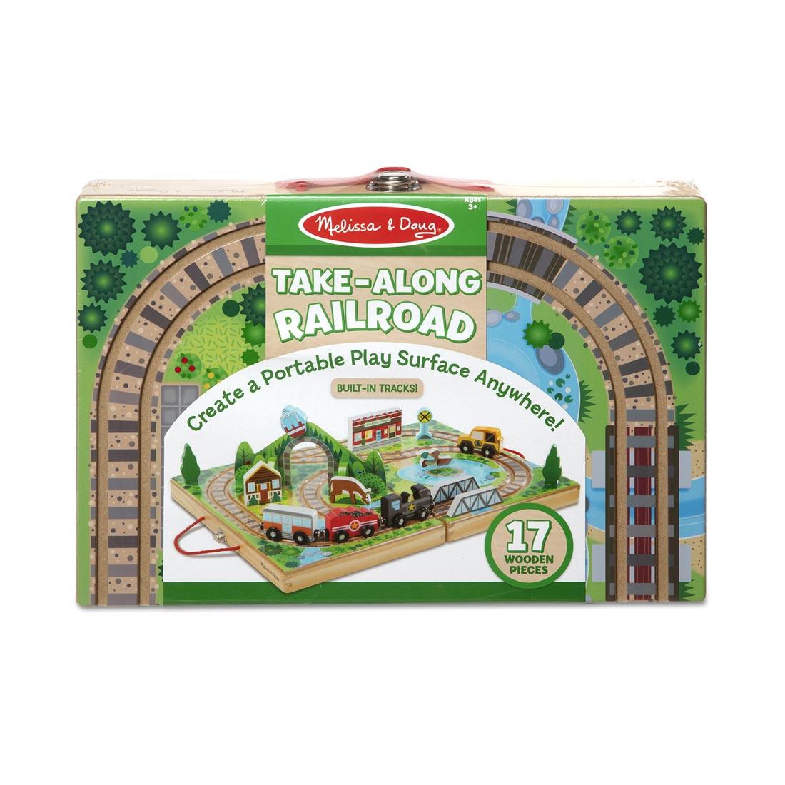 Take-Along Railroad by Melissa & Doug