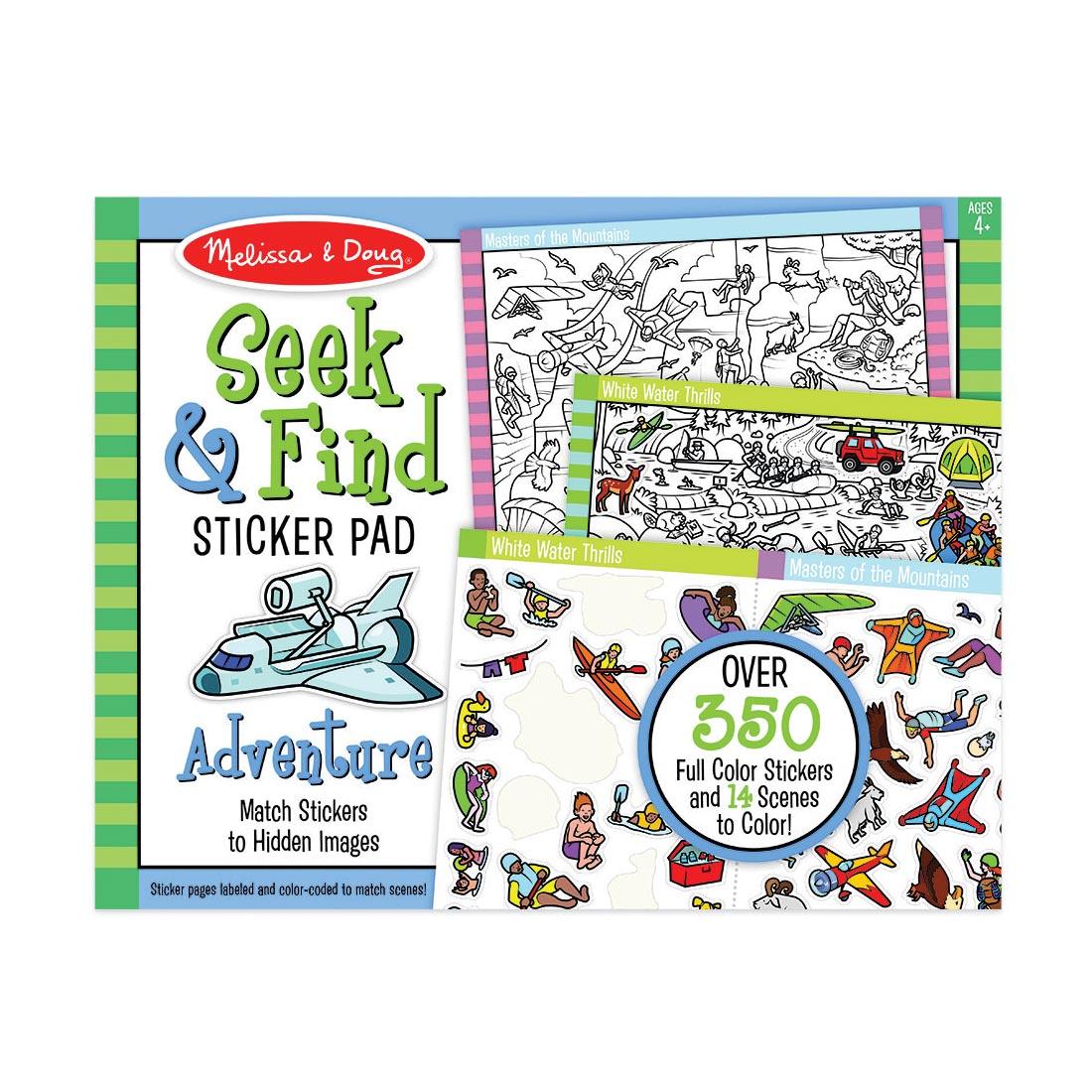 Adventure Seek & Find Sticker Pad by Melissa & Doug