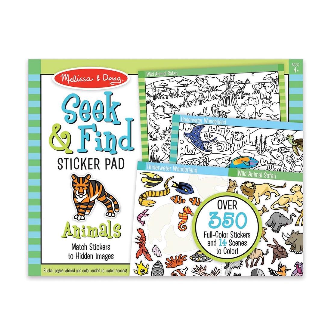 Animals Seek & Find Sticker Pad by Melissa & Doug