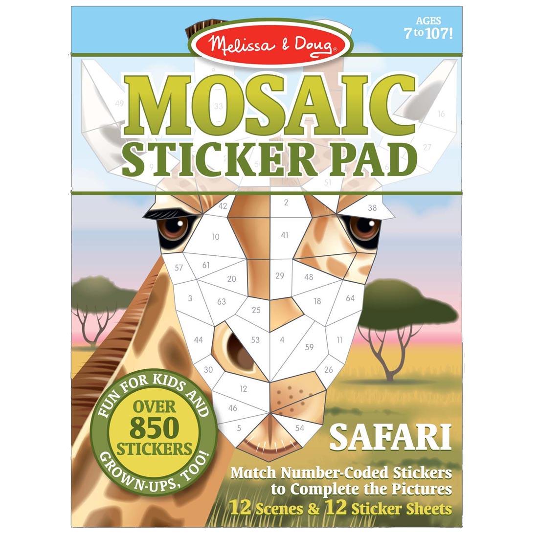 Melissa & Doug Safari Mosaic Sticker Pad