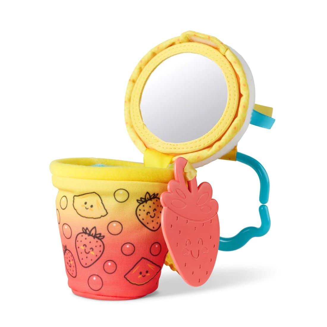 Open cup of the Bubble Tea Take-Along Toy By Melissa & Doug