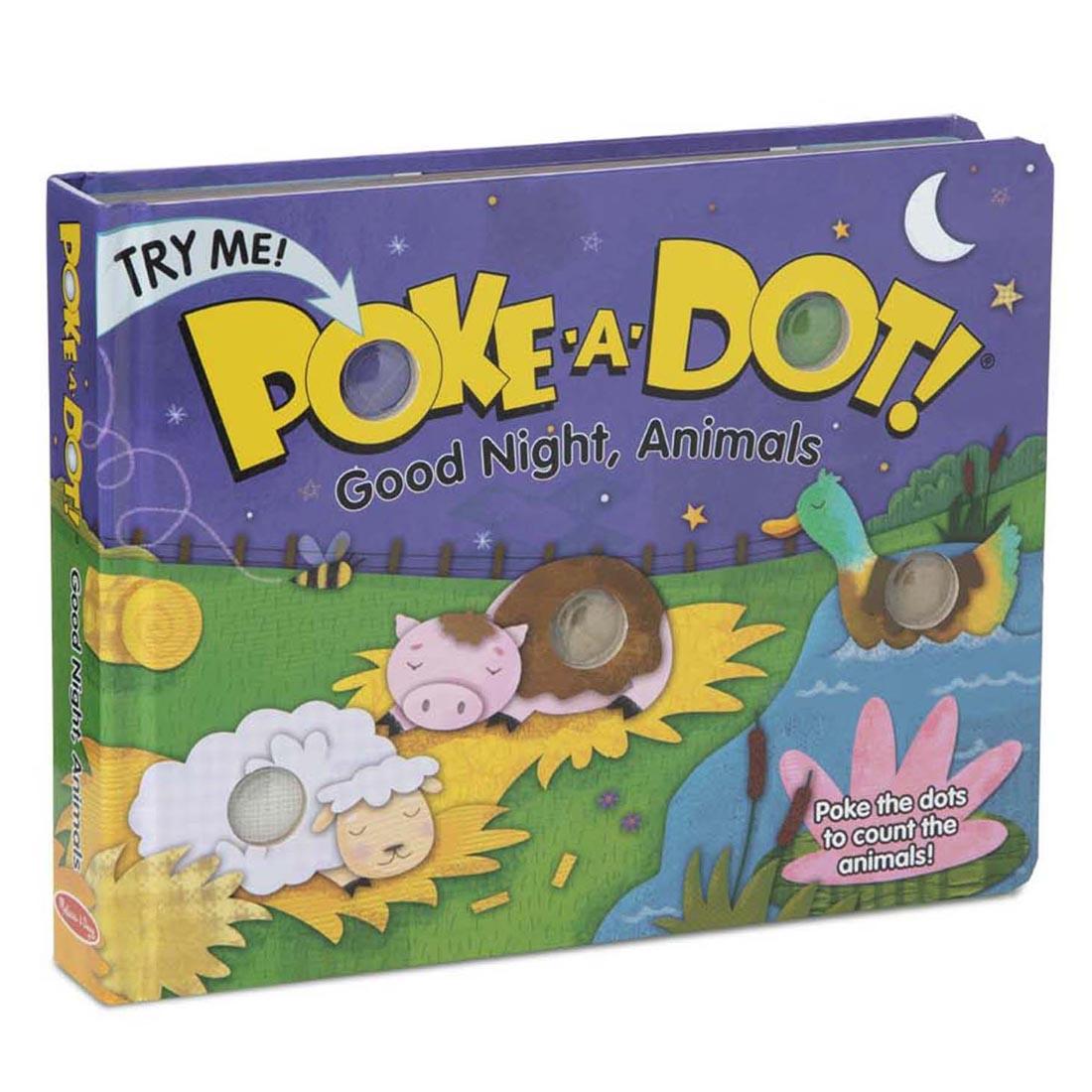 Poke-A-Dot Board Book: Goodnight Animals