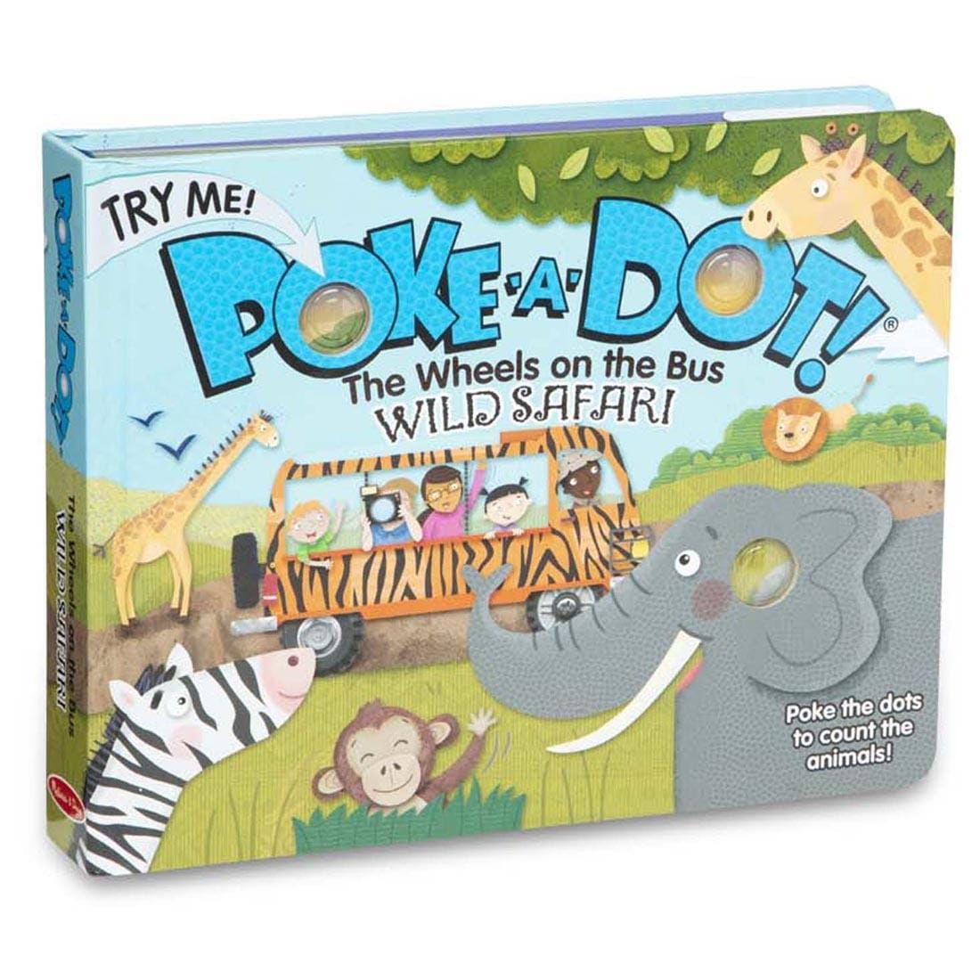 Poke-A-Dot Board Book: Wheels On The Bus Wild Safari