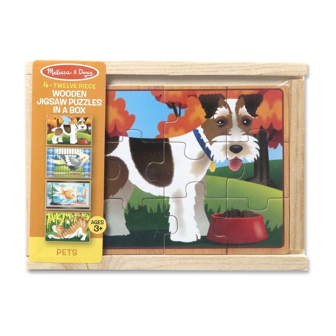 Pets Wooden Jigsaw Puzzles in a Box By Melissa & Doug