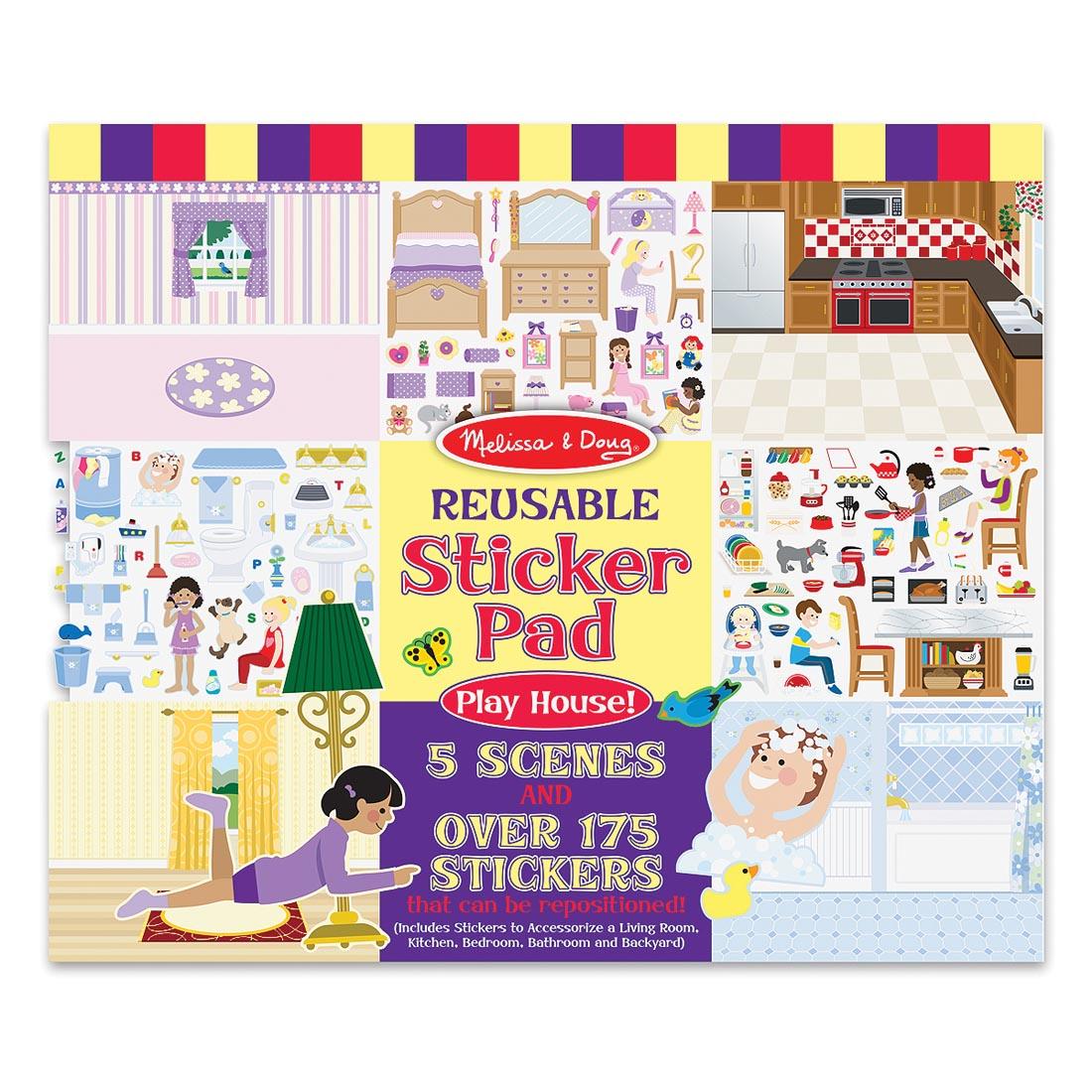 Play House Reusable Sticker Pad