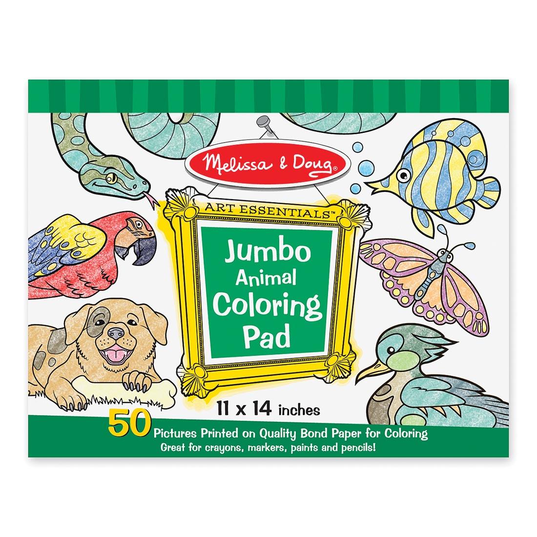 Art Essentials Jumbo Animal Coloring Pad