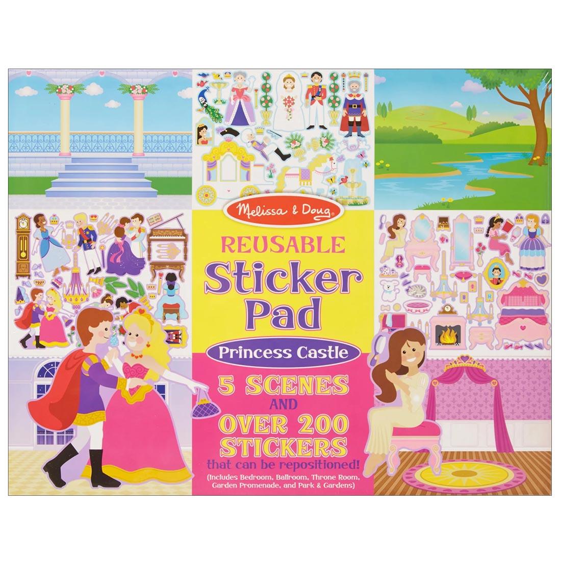 Princess Castle Reusable Sticker Pad By Melissa & Doug