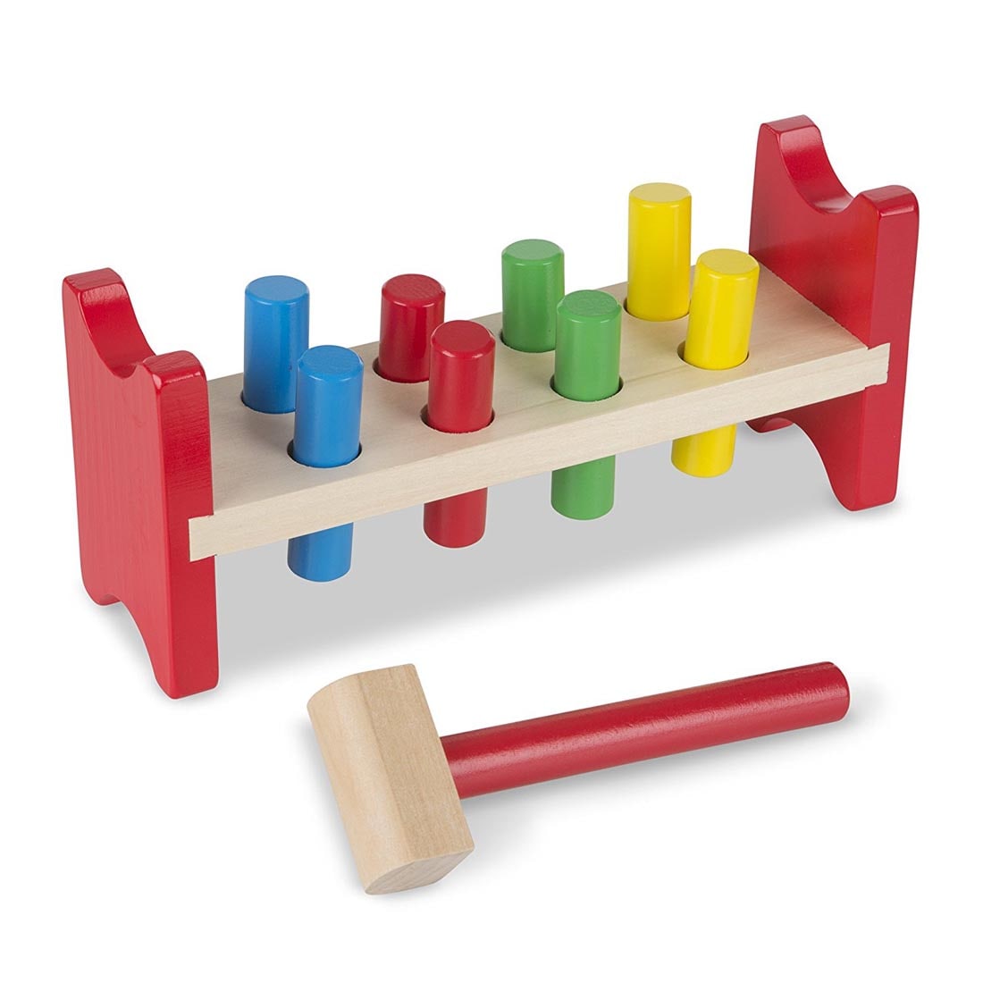 Wooden Pound-A-Peg Set