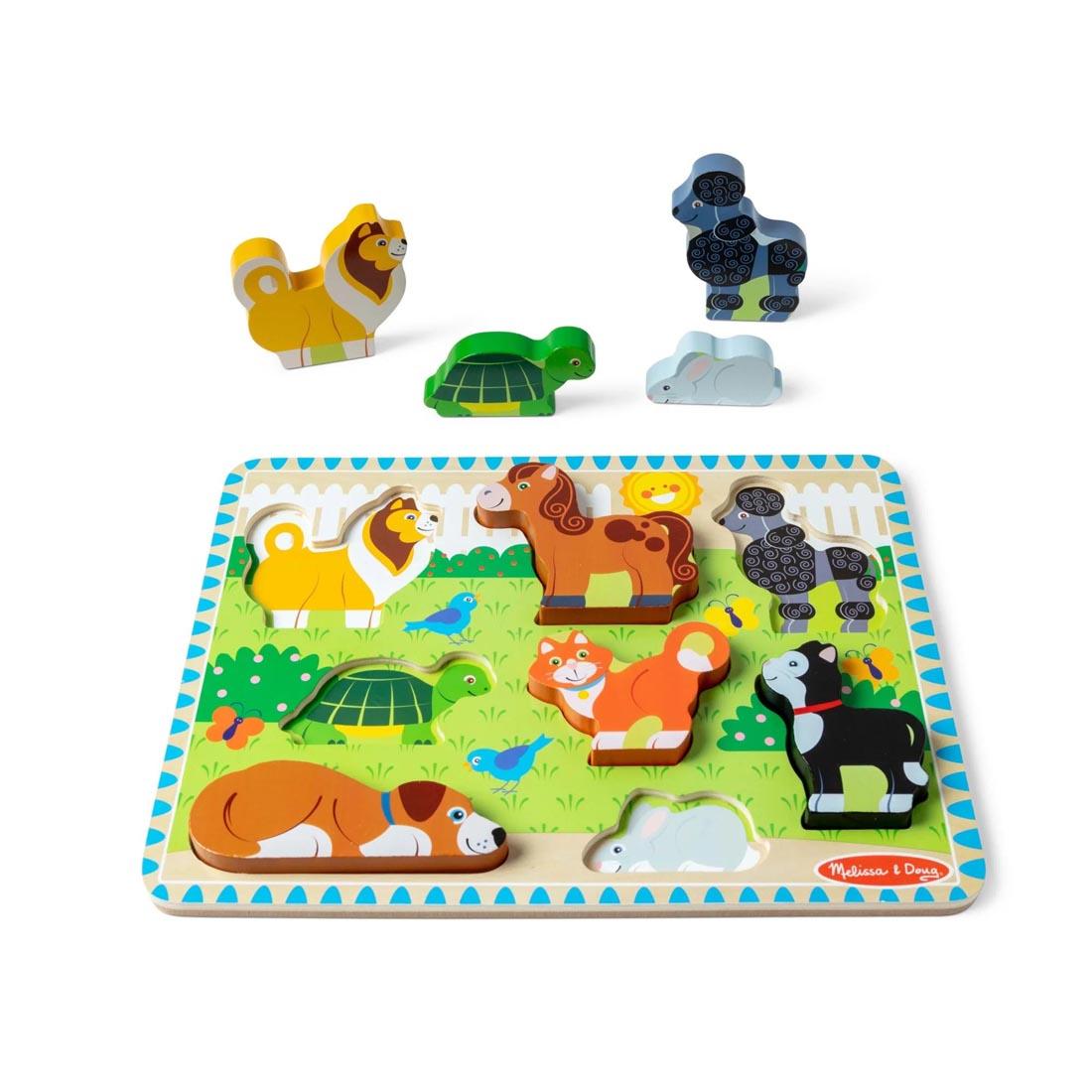 Pets 8-Piece Chunky Puzzle By Melissa & Doug