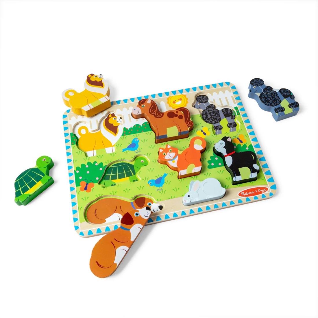 Pets 8-Piece Chunky Puzzle By Melissa & Doug