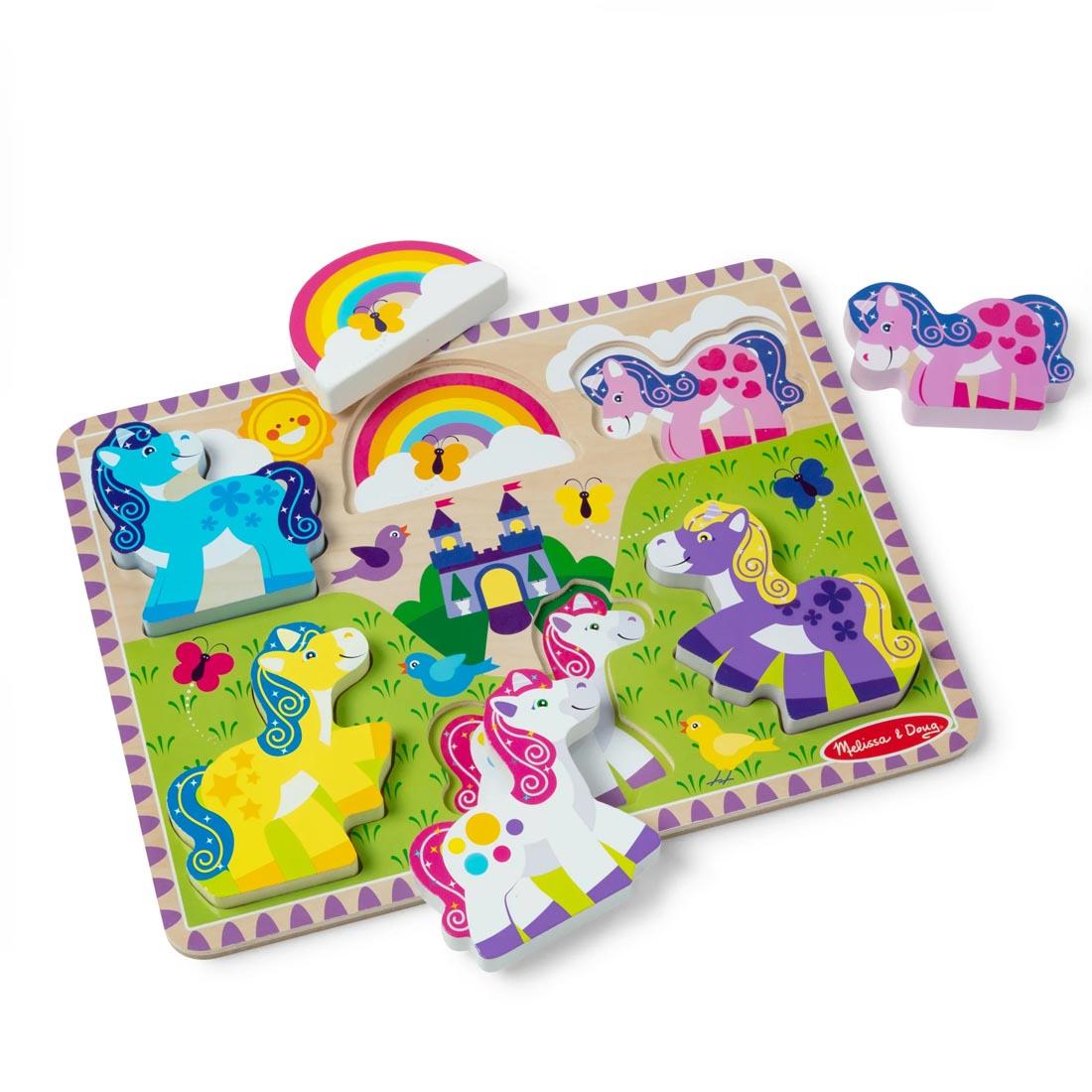 Unicorn 6-Piece Chunky Puzzle By Melissa & Doug